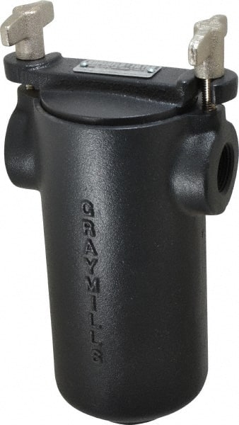 Graymills - 1 Outlet Size, Pump Filter - 11-3/4 Long, 30 Mesh - Exact Tooling