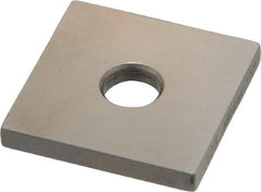 Mitutoyo - 0.123" Square Steel Gage Block - Accuracy Grade 0, Includes Certificate of Inspection - Exact Tooling
