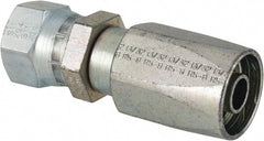 Parker - 3/4-16 Thread Hydraulic Hose Fitting - -8 Hose Size, 1/2" Hose Diam - Exact Tooling