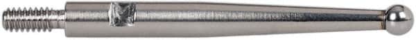 INTERAPID - 0.08" Ball Diam, Steel, Ball Test Indicator Contact Point - 13/16" Contact Point Length, Use with Brown & Sharpe 310-3, 311-3, 310-b-3, 311-bn-3, 312-3 & 312-4 INTERAPID 312 Dial Test Indicators - Exact Tooling