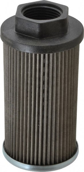 Parker - 50 LPM, 13 GPM, 2.67" Diam, Suction Strainer with Bypass - 1 Port NPT, 5.35" Long - Exact Tooling