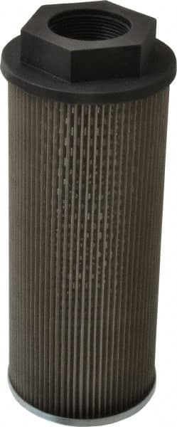 Parker - 130 LPM, 34 GPM, 4" Diam, Suction Strainer with Bypass - 1-1/2 Port NPT, 9.85" Long - Exact Tooling