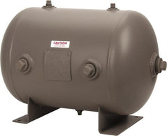 Made in USA - 19 Gallon, 200 Max psi Universal Horizontal Tank - 1-1/2" Inlet, 25" Tank Length x 16" Tank Diam - Exact Tooling