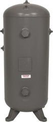 Made in USA - 30 Gallon, 200 Max psi Vertical Tank - 1-1/2" Inlet, 38" Tank Length x 16" Tank Diam - Exact Tooling