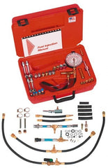 Value Collection - 4 Inch Long Hose, 0 to 100 psi, Deluxe Global Fuel Injection Pressure Test Set - Exact Tooling