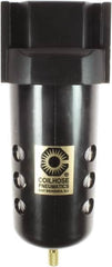 Coilhose Pneumatics - 3/4" Port Coalescing Filter - Polycarbonate Bowl, 0.3 Micron Rating, 7-1/2" High - Exact Tooling