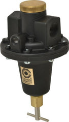 Coilhose Pneumatics - 3/4 NPT Port, 160 CFM, Cast Aluminum Tamper Proof Heavy-Duty T-Handle Regulator - 0 to 200 psi Range, 250 Max psi Supply Pressure, 1/4" Gauge Port Thread, 5" Wide x 8-1/2" High - Exact Tooling