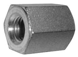 Value Collection - 3/4-10 UNC, 1-1/2" OAL Steel Standard Coupling Nut - Zinc-Plated Finish, 1-1/4" Width Across Flats - Exact Tooling