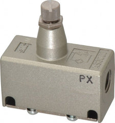 SMC PNEUMATICS - 1/4" Male NPT x 1/4" Female NPT Flow & Speed Control Valve - Inline Type - Exact Tooling