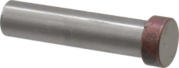 Dayton Lamina - 1/2" Head Diam, 3/8" Shank Diam, Basic Head, A2 Grade Tool Steel, Solid Mold Die Blank & Punch - 3/16" Head Height, 1-3/4" OAL, Blank Punch, Regular (KPB) Series - Exact Tooling
