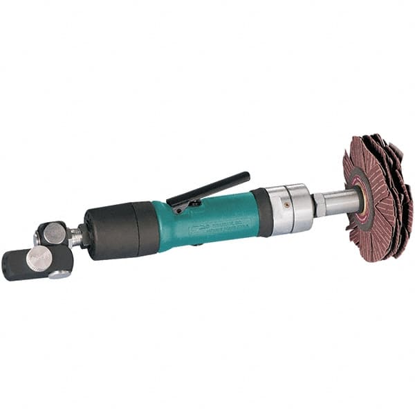 Dynabrade - 0.4 hp, 3,200 RPM Finishing Sander - 22 CFM Air Consumption, 6.21 bar Air Pressure, 1/4 NPT Inlet - Exact Tooling