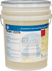 Master Fluid Solutions - Trim C270, 5 Gal Pail Cutting & Grinding Fluid - Synthetic, For Drilling, Reaming, Tapping - Exact Tooling