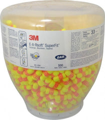 3M - One Touch Disposable Earplug Refill with 33 dB Earplugs - Yellow Earplugs, 500 Pairs - Exact Tooling