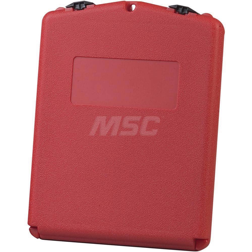 Justrite - Document Protectors; Type: Document Storage Boxes ; Width (Inch): 11 ; Height (Inch): 14.5 ; Number of Pieces: 20.000 ; Color: Red - Exact Tooling