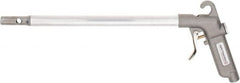 Value Collection - 150 Max psi High Power Venturi Nozzle Pistol Grip Blow Gun - 1/4 NPT Inlet, 12" Tube Length, Aluminum - Exact Tooling