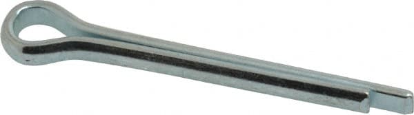 Value Collection - 1/4" Diam x 2" Long Extended Prong Cotter Pin - Grade 2, Zinc-Plated, Steel - Exact Tooling