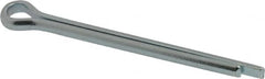 Value Collection - 1/4" Diam x 3" Long Extended Prong Cotter Pin - Grade 2, Zinc-Plated, Steel - Exact Tooling