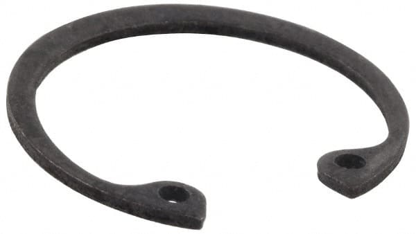 Value Collection - 1-9/16" Nominal, 0.062" Thick, Phosphate Finish, Spring Steel Snap Internal Retaining Ring - 0.068" Groove Width, 0.048" Groove Depth, 1.658" Groove Diam - Exact Tooling