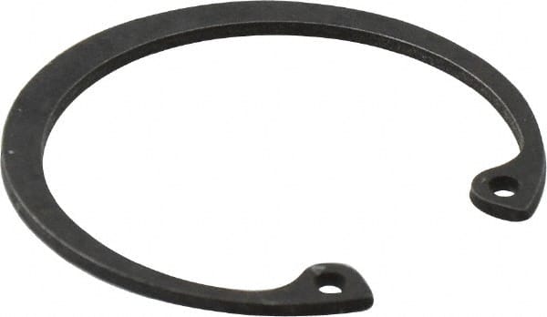 Value Collection - 1-1/4" Nominal, 0.05" Thick, Phosphate Finish, Spring Steel Snap Internal Retaining Ring - 0.056" Groove Width, 0.04" Groove Depth, 1.33" Groove Diam - Exact Tooling