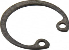 Value Collection - 5/16" Nominal, 0.015" Thick, Phosphate Finish, Spring Steel Snap Internal Retaining Ring - 0.02" Groove Width, 0.009" Groove Depth, 0.33" Groove Diam - Exact Tooling
