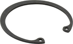 Value Collection - 1-7/16" Nominal, 0.05" Thick, Phosphate Finish, Spring Steel Snap Internal Retaining Ring - 0.056" Groove Width, 0.045" Groove Depth, 1.528" Groove Diam - Exact Tooling