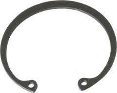 Value Collection - 1-1/2" Nominal, 0.05" Thick, Phosphate Finish, Spring Steel Snap Internal Retaining Ring - 0.056" Groove Width, 0.047" Groove Depth, 1.594" Groove Diam - Exact Tooling