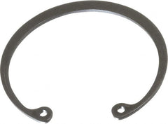 Value Collection - 2" Nominal, 0.062" Thick, Phosphate Finish, Spring Steel Snap Internal Retaining Ring - 0.068" Groove Width, 0.061" Groove Depth, 2.122" Groove Diam - Exact Tooling