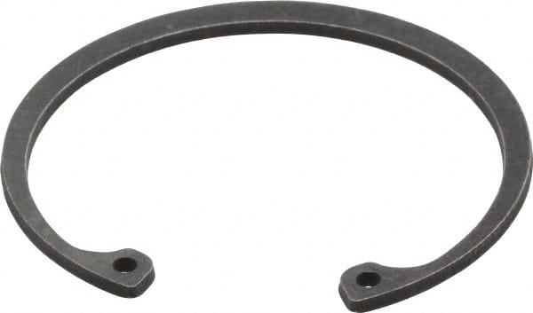 Value Collection - 2-1/16" Nominal, 0.078" Thick, Phosphate Finish, Spring Steel Snap Internal Retaining Ring - 0.086" Groove Width, 0.062" Groove Depth, 2.186" Groove Diam - Exact Tooling