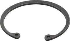 Value Collection - 2-1/16" Nominal, 0.078" Thick, Phosphate Finish, Spring Steel Snap Internal Retaining Ring - 0.086" Groove Width, 0.062" Groove Depth, 2.186" Groove Diam - Exact Tooling