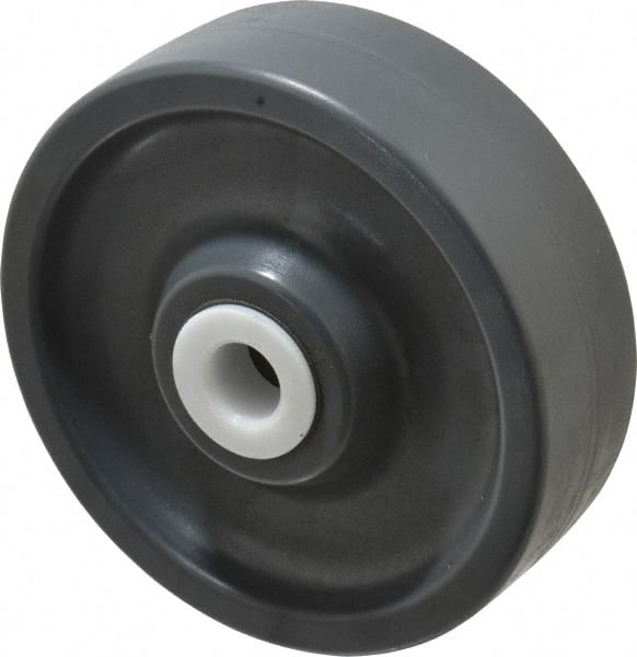 Albion - 6 Inch Diameter x 2 Inch Wide, Polyurethane Caster Wheel - 1,400 Lb. Capacity, 2-3/16 Inch Hub Length, 3/4 Inch Axle Diameter, Delrin Bearing - Exact Tooling
