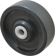 Albion - 6 Inch Diameter x 2 Inch Wide, Polyurethane Caster Wheel - 1,400 Lb. Capacity, 2-3/16 Inch Hub Length, 3/4 Inch Axle Diameter, Delrin Bearing - Exact Tooling
