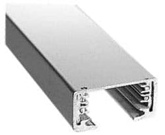 Hubbell Lighting - 8" OAL, Aluminum White Light Fixture Track Rail Section - For Use with One/Two Circuit Track Rail Components, CSA NRTL/C Listed - Exact Tooling