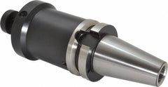 Kennametal - BT40 Taper Shank 1" Pilot Diam Shell Mill Holder - 4" Flange to Nose End Projection, 2-3/4" Nose Diam, 1/2-20 Lock Screw, Through-Spindle & DIN Flange Coolant - Exact Tooling