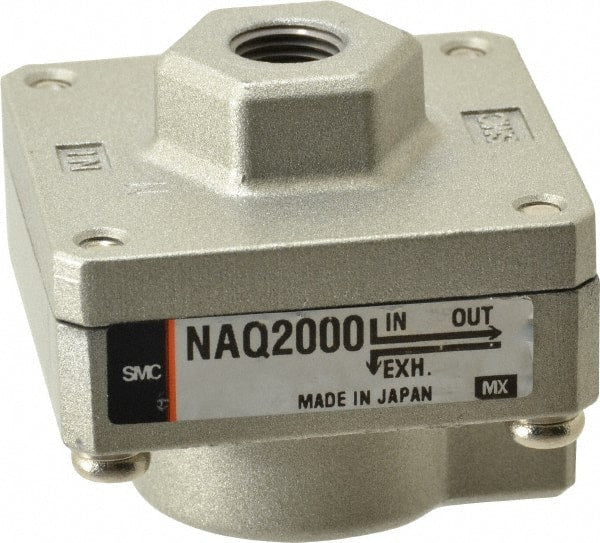SMC PNEUMATICS - 1/8" NPTF Quick Exhaust Valve - 7 to 150 psi - Exact Tooling