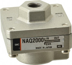 SMC PNEUMATICS - 1/8" NPTF Quick Exhaust Valve - 7 to 150 psi - Exact Tooling
