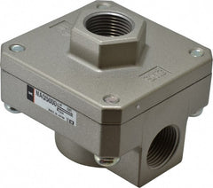 SMC PNEUMATICS - 3/4" NPTF Quick Exhaust Valve - 7 to 150 psi - Exact Tooling