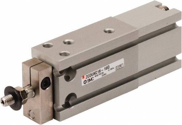 SMC PNEUMATICS - 16mm Bore x 10mm Stroke Vacuum Cylinder - 85 psi, 105.5mm OAL - Exact Tooling