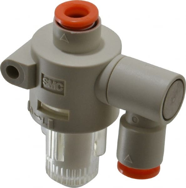 SMC PNEUMATICS - 1/4" Vacuum Suction Filter - 0.7 SCFM - Exact Tooling