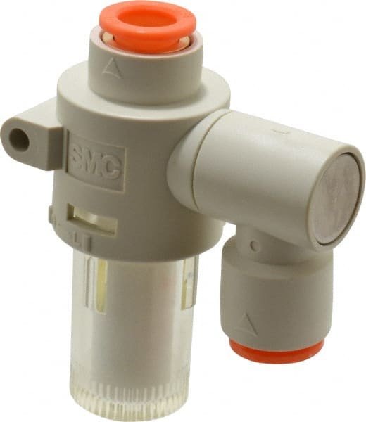 SMC PNEUMATICS - 3/8" Vacuum Suction Filter - 2.7 SCFM - Exact Tooling