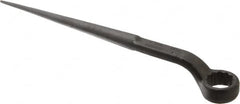 Proto - 1" 12 Point Spud Handle Box Wrench - Single End, 1-9/16" Head Diam x 11/16" Head Thickness, 12" OAL, Steel, Black Finish - Exact Tooling
