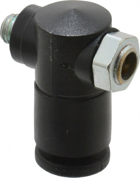 ARO/Ingersoll-Rand - 10-32 Male NPT x 5/32" Female NPT Right Angle Flow Control Valve - Exact Tooling