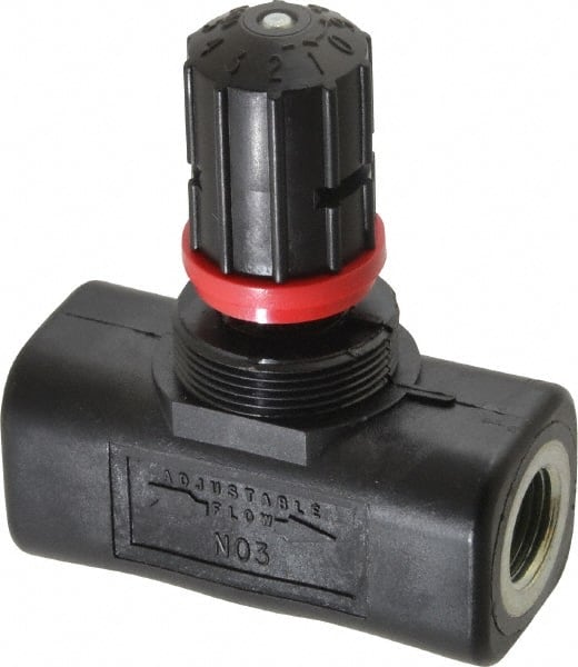 ARO/Ingersoll-Rand - 3/8" NPT Inline Needle Valve Valve - 0 to 200 psi - Exact Tooling