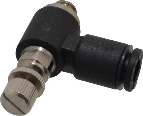 Legris - M5 BSPP x 4mm Tube OD Miniature Exhaust Valve - Exact Tooling