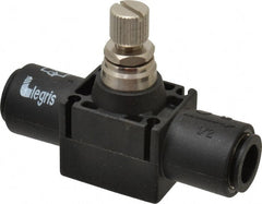 Legris - 12mm Tube OD Inline Flow Control Valve - Exact Tooling