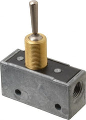 Mead - 3 Way Pilot Air Valve - 1/8" NPT Inlet, Flip Toggle - Exact Tooling