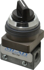 Mead - 3 Way Pilot Air Valve - 1/8" NPT Inlet, Two Position - Exact Tooling