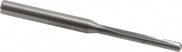 Kennametal - 3.8mm, 130° Point, Solid Carbide Straight Flute Drill Bit - Exact Tooling
