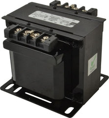 Sola/Hevi-Duty - 1 Phase, 0.35 kVA, Control Transformer - 2 Input, 1 Output Winding, 60 Hz, 5.53 Inch Deep x 4.53 Inch High, 131°F Temp Rise - Exact Tooling