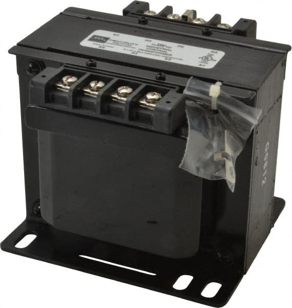 Sola/Hevi-Duty - 1 Phase, 1/4 kVA, Control Transformer - 2 Input, 1 Output Winding, 50/60 Hz, 5.53 Inch Deep x 4.53 Inch High, 131°F Temp Rise - Exact Tooling