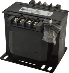 Sola/Hevi-Duty - 1 Phase, 1/4 kVA, Control Transformer - 2 Input, 1 Output Winding, 50/60 Hz, 5.53 Inch Deep x 4.53 Inch High, 131°F Temp Rise - Exact Tooling